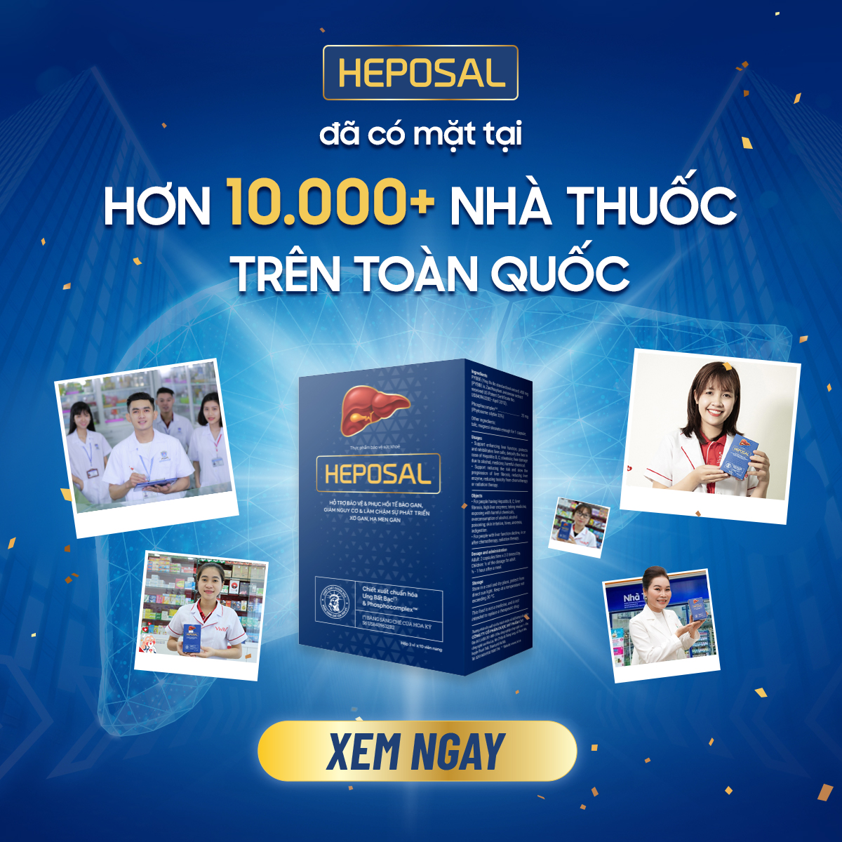 Heposal đã có mặt tại các nhà thuốc